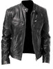 Motorbike Style Leather Jacket