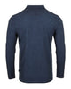 ZIMEGO Mens Long Sleeve Vintage V-Neck Henley Polo T-Shirt