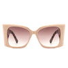 Skydusts - Oversize Square Chunky Fashion Large Women Sunglasses