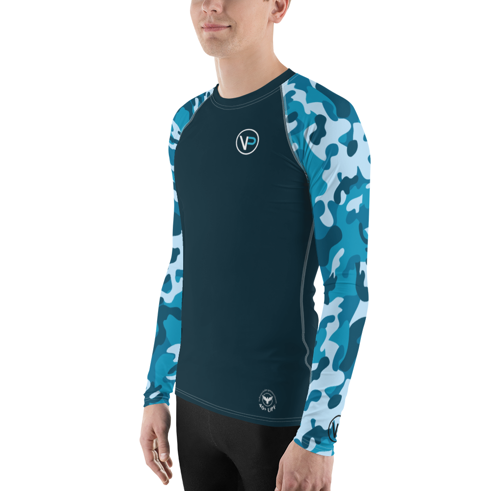 Men's Venture Pro Camo Sleeve Performance Rash Guard UPF 40+