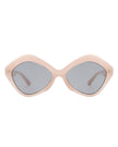 Amethyst - Women Geometric Fashion Hexagonal Cat Eye Sunglasses