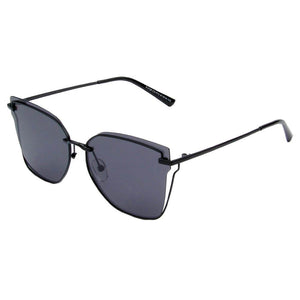 MURCIA | Women Fashion Block Cat Eye Flat Lens Wire Art Polarized Sunglasses