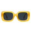 Jadestone - Square Retro Flat Top Fashion Sunglasses