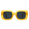 Jadestone - Square Retro Flat Top Fashion Sunglasses