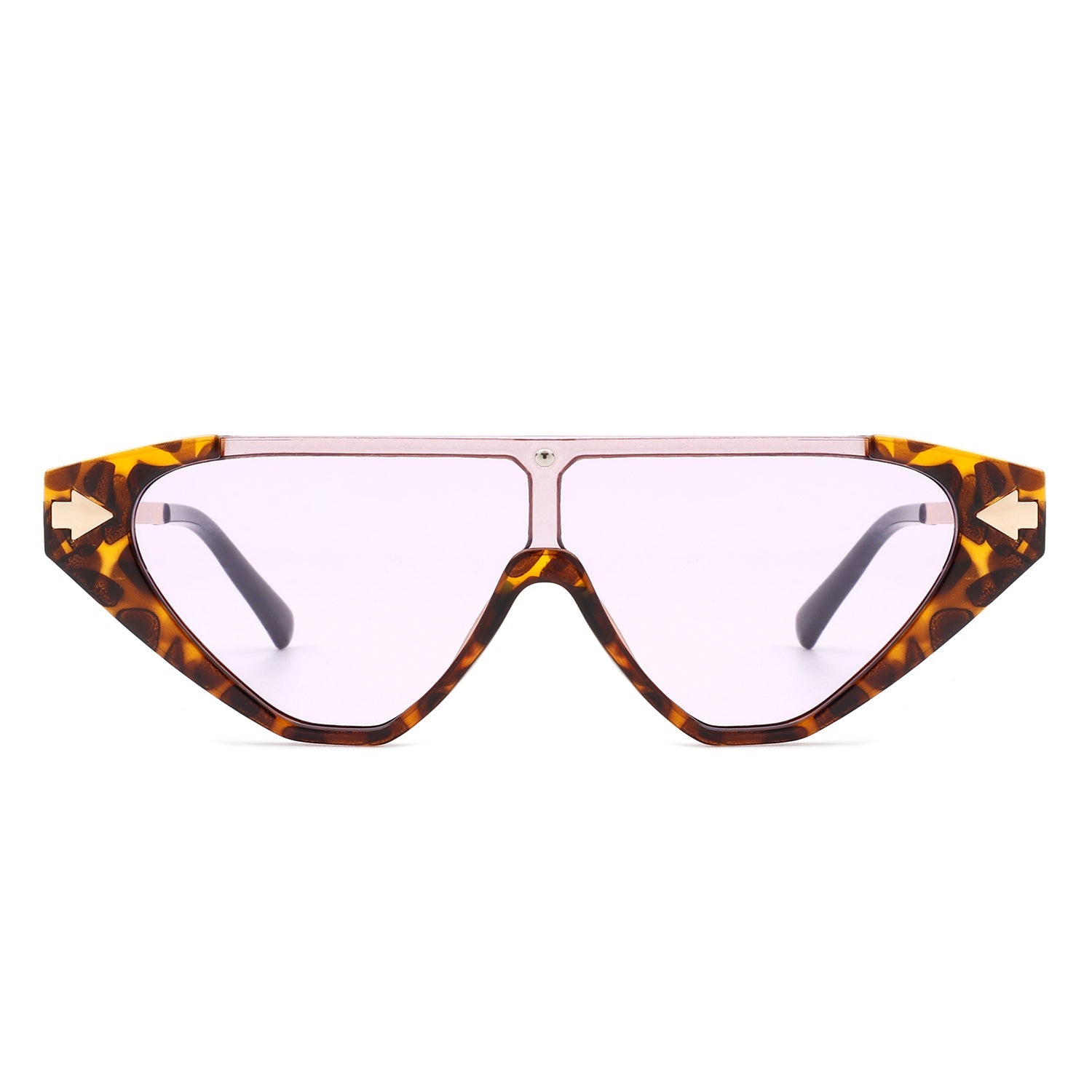 Zedillia - Triangle Mod Irregular Fashion Vintage Geometric Retro Sunglasses