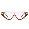 Zedillia - Triangle Mod Irregular Fashion Vintage Geometric Retro Sunglasses