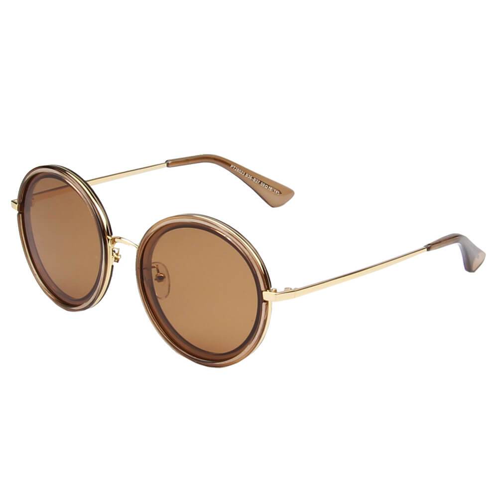 BARI | Women Round Polarized Fashion Sunglasses