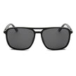 NAPA | Retro Vintage Flat Brow Bar Polarized Square Fashion Sunglasses