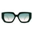 Solstice - Retro Women Geometric Tinted Cat Eye Fashion Sunglasses