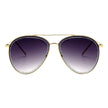 NAMPA | Women Glitter Rimmed Fashion Aviator Sunglasses