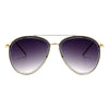 NAMPA | Women Glitter Rimmed Fashion Aviator Sunglasses