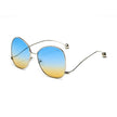 Eugene - Women's Trendy Oversized Pantone Lens Sunglasses