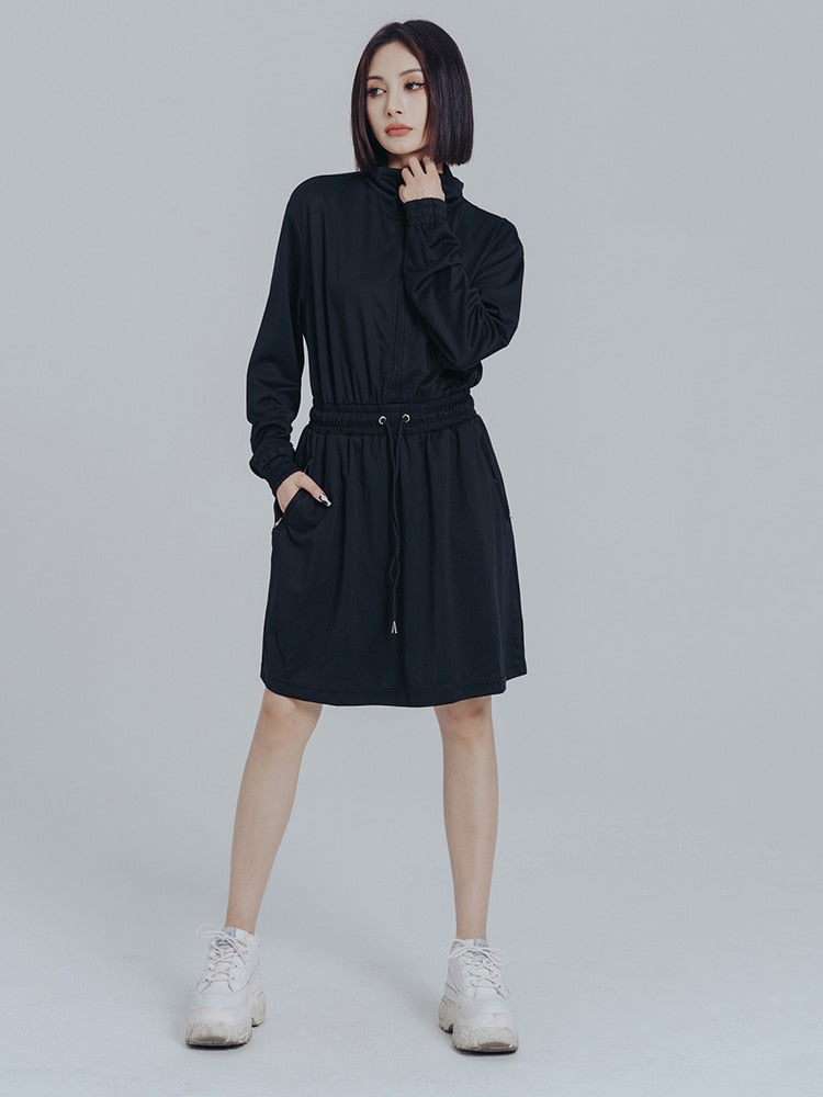 Robe sweat Mooni à cordon de serrage