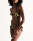 Animal Print Women's Triangle String Bikini