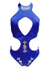 Malibu Rhinestone One Piece - Blue