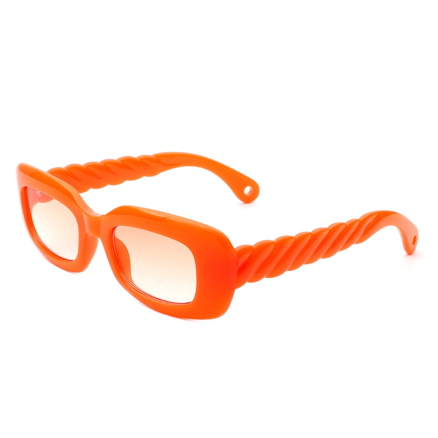 Wonderia - Rectangle Narrow Retro Slim Square Fashion Sunglasses