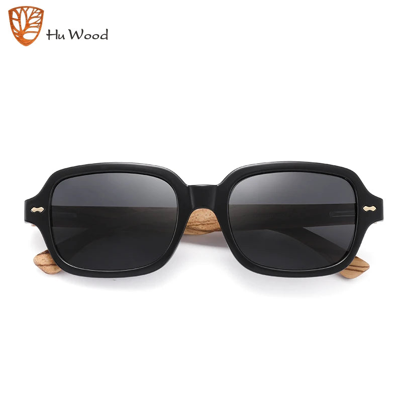 Night Vision Lens Wood Sunglasses