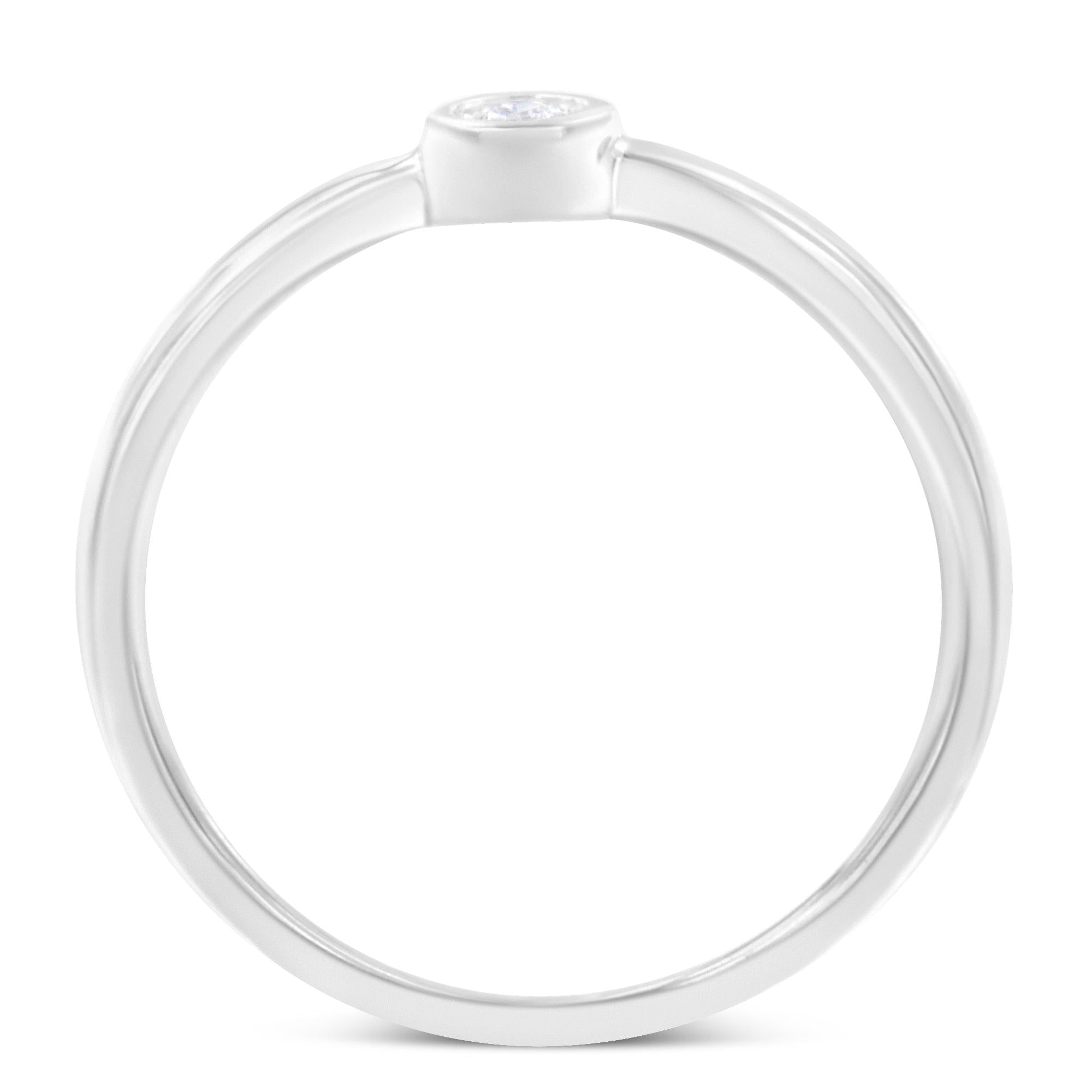 Bague de promesse en argent sterling 925 avec diamants sertis miracle de forme ronde