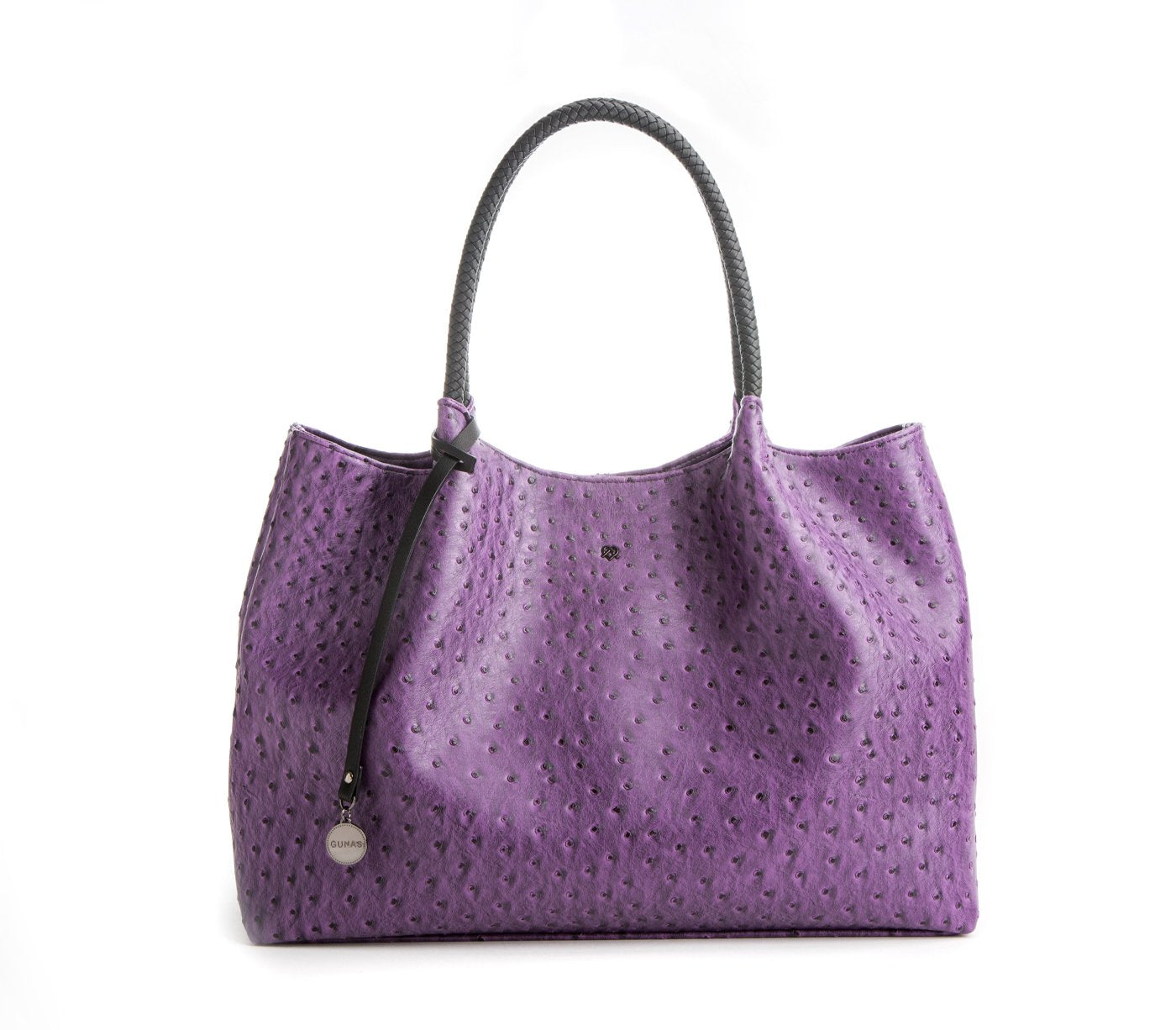 Naomi - Sac fourre-tout en cuir végétalien violet