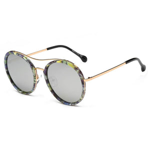 EMPORIA | Retro Polarized Lens Circle Round Sunglasses