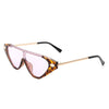 Zedillia - Triangle Mod Irregular Fashion Vintage Geometric Retro Sunglasses