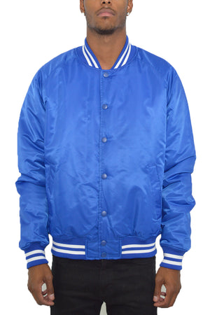 Classic Varsity Windbreaker Bomber Jacket