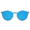 CROSBY | Unisex Fashion Retro Round Horn Rimmed Sunglasses