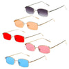 GARNER | Retro Vintage Slim Rectangle Sunglasses