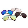 DURHAM | Unisex Mirrored Aviator Fashion Sunglasses