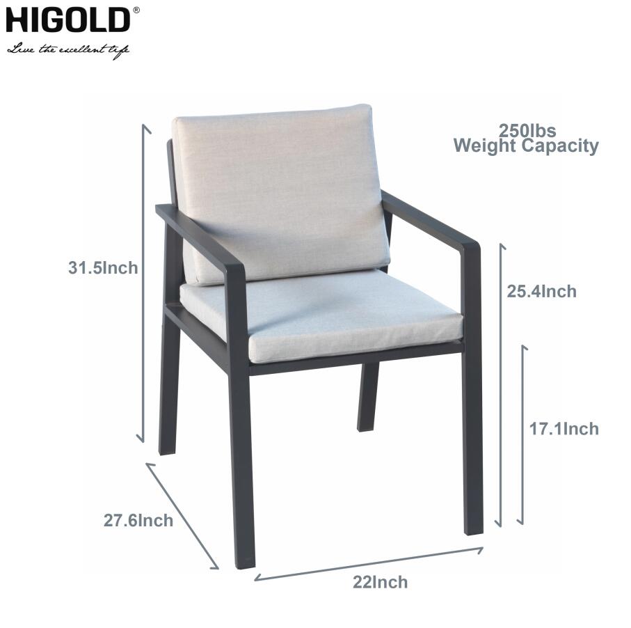 HIGOLD 6801 Nofi Dining Chair 2 pieces