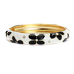 Monochrome Flora Metallic   Bangle