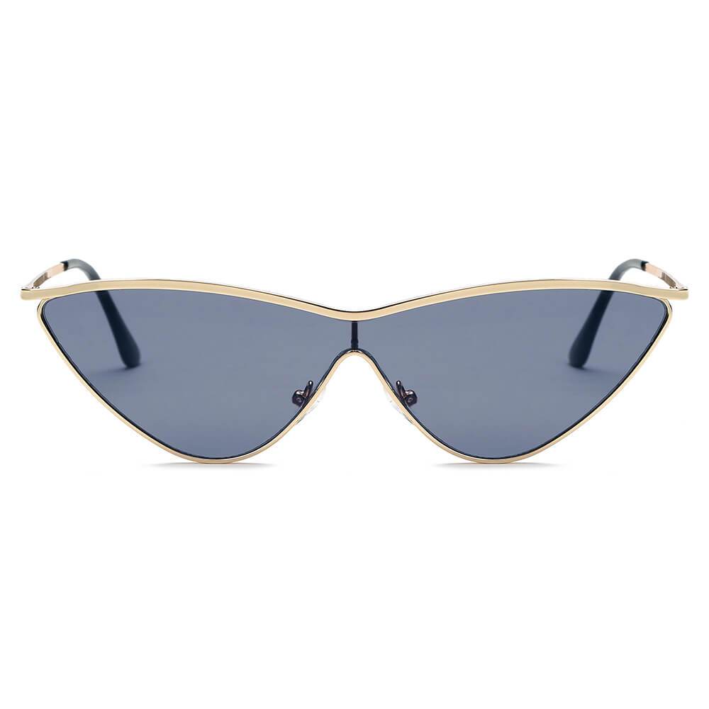 SUSTYA -  Women Fashion Tinted Cat Eye Sunglasses