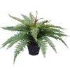 Artificial Potted Fishtail Fern 55cm