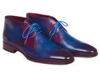 Paul Parkman Bottes Chukka pour hommes Bleu et violet (ID#CK55U7)