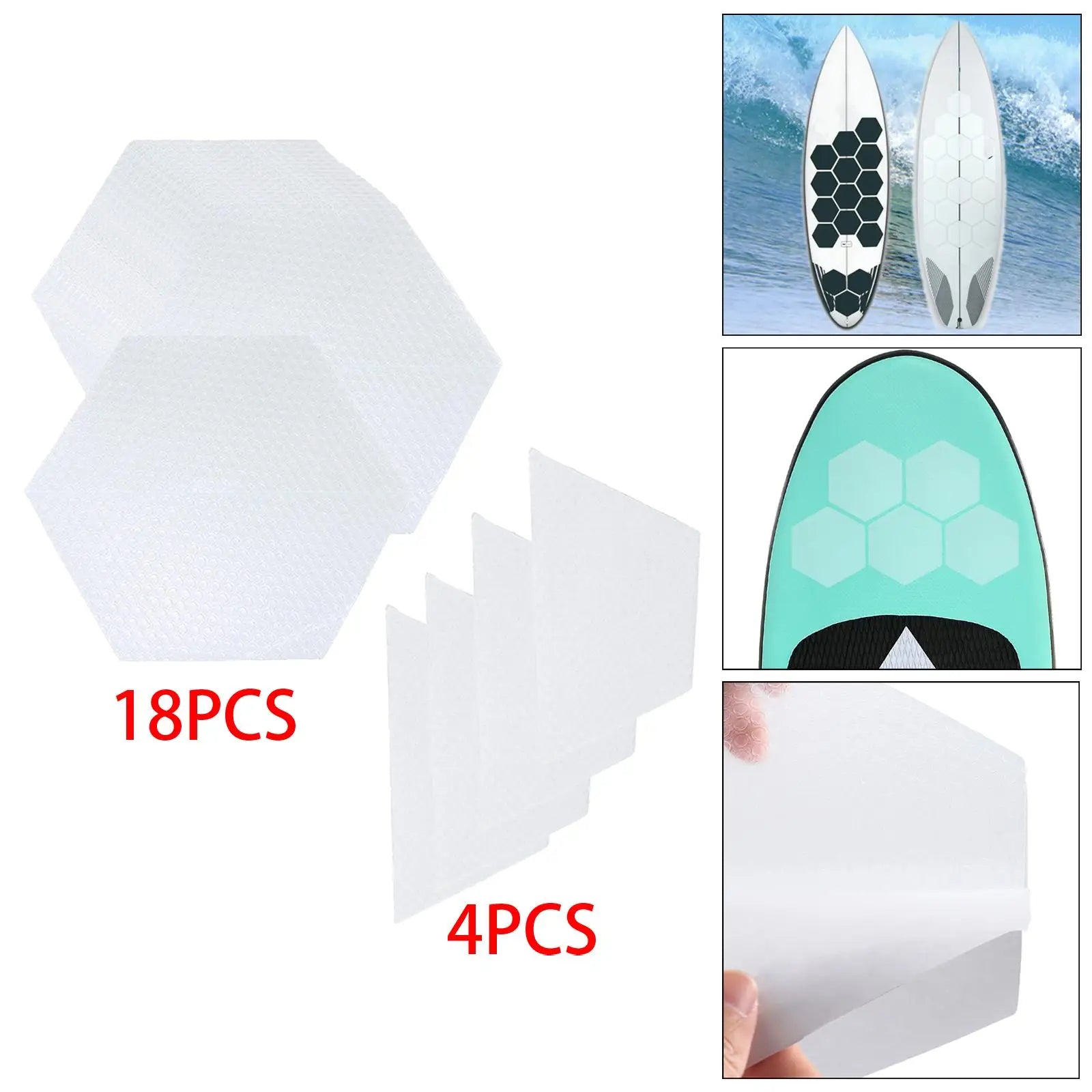 Hexagon Surfboard Traction Pads