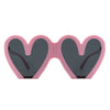 Skylette - Heart Shaped Oversized Party Fashion Sunglasses