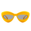 Vexa - Fashion Trendy Cat-Eye Thick Frame Lip Sunglasses