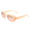 Wonderia - Rectangle Narrow Retro Slim Square Fashion Sunglasses