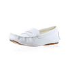 PP Leather Driver Shoes (White)