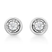 .925 Sterling Silver 1/10 Cttw Miracle-Set Diamond