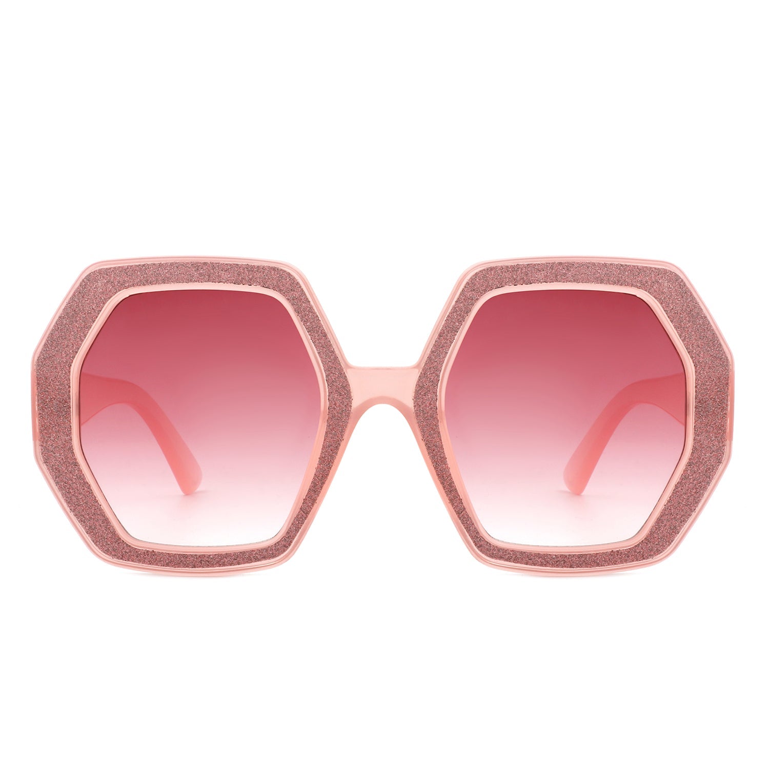 Thunderx - Women Oversize Polygonal Fashion Square Sunglasses