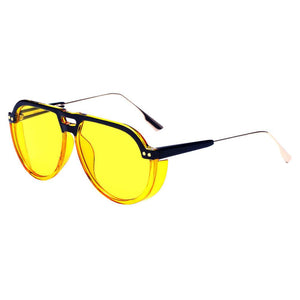 KRAKOW | Modern Round Carrera Style Aviator Fashion Sunglasses