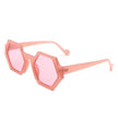 Starpath - Geometric Round Irregular Tinted Fashion Sunglasses