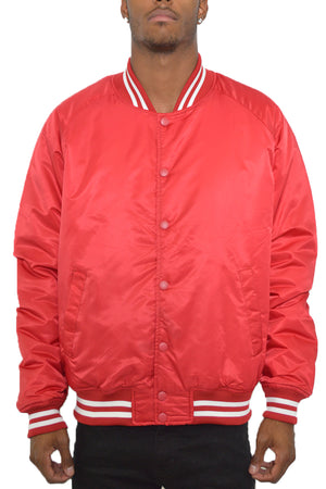 Classic Varsity Windbreaker Bomber Jacket