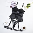 4-Piece Lingerie Corset Seamless Outfits Underwear Lace Set Ellolace