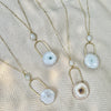 Solar Quartz Eye Necklace