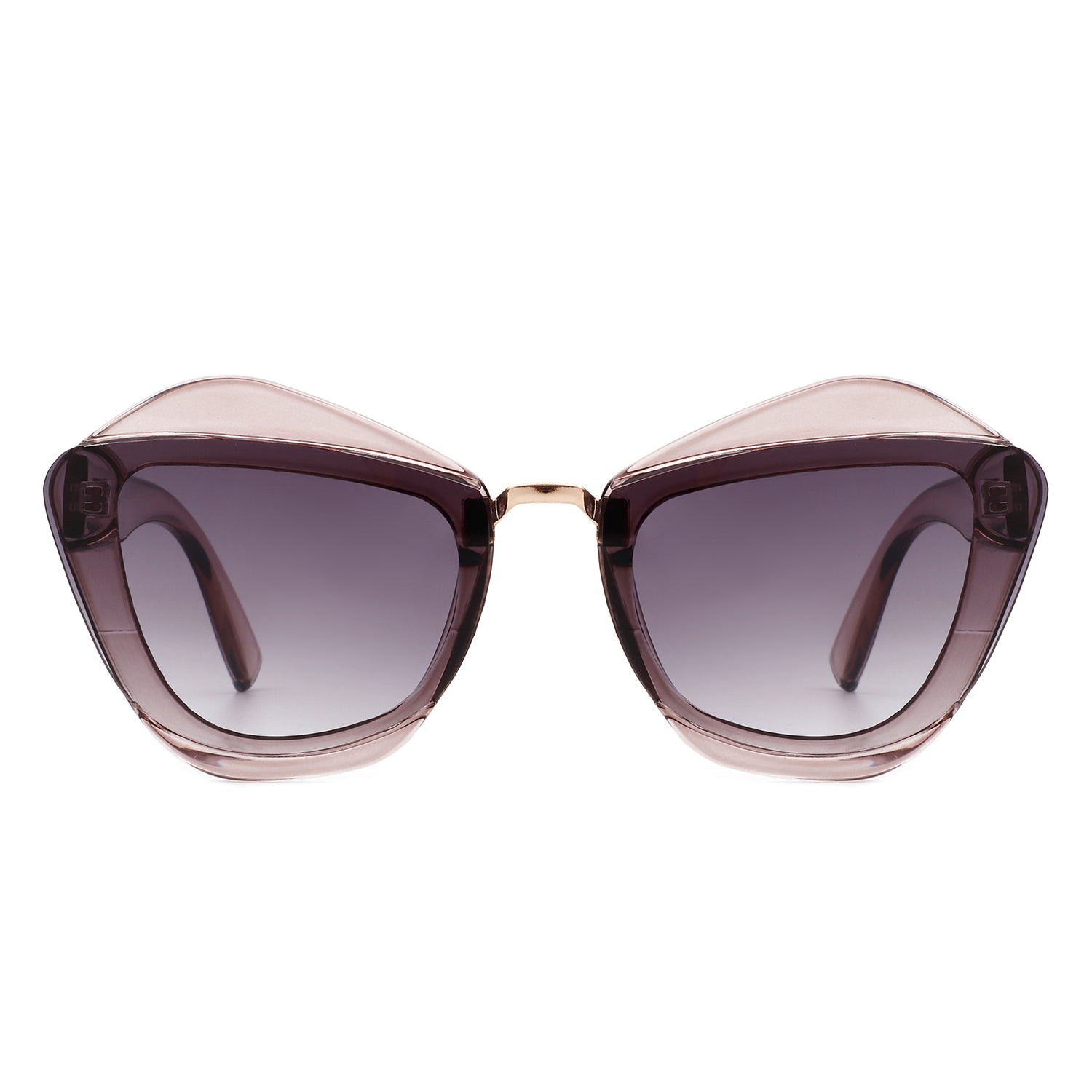 Infernia - Women Square Fashion Irregular Cat Eye Sunglasses