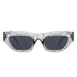 Oceanlux - Women Fashion Square Chunky Retro Chic Cat Eye Sunglasses