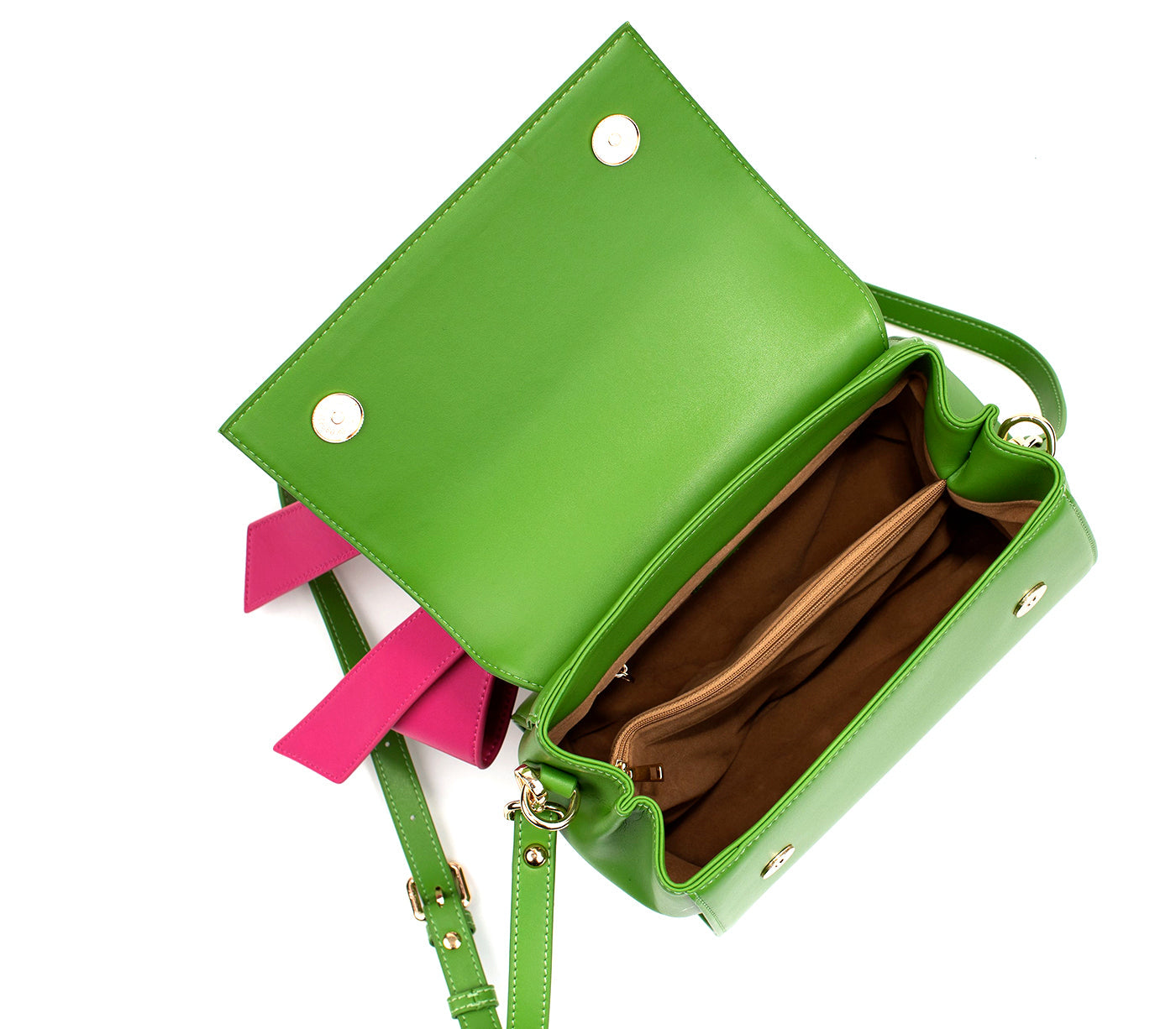 Cottontail - Neon Green Vegan Leather Bag