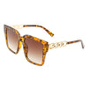 Verdiana - Women Chic Flat Top Tinted Fashion Square Sunglasses